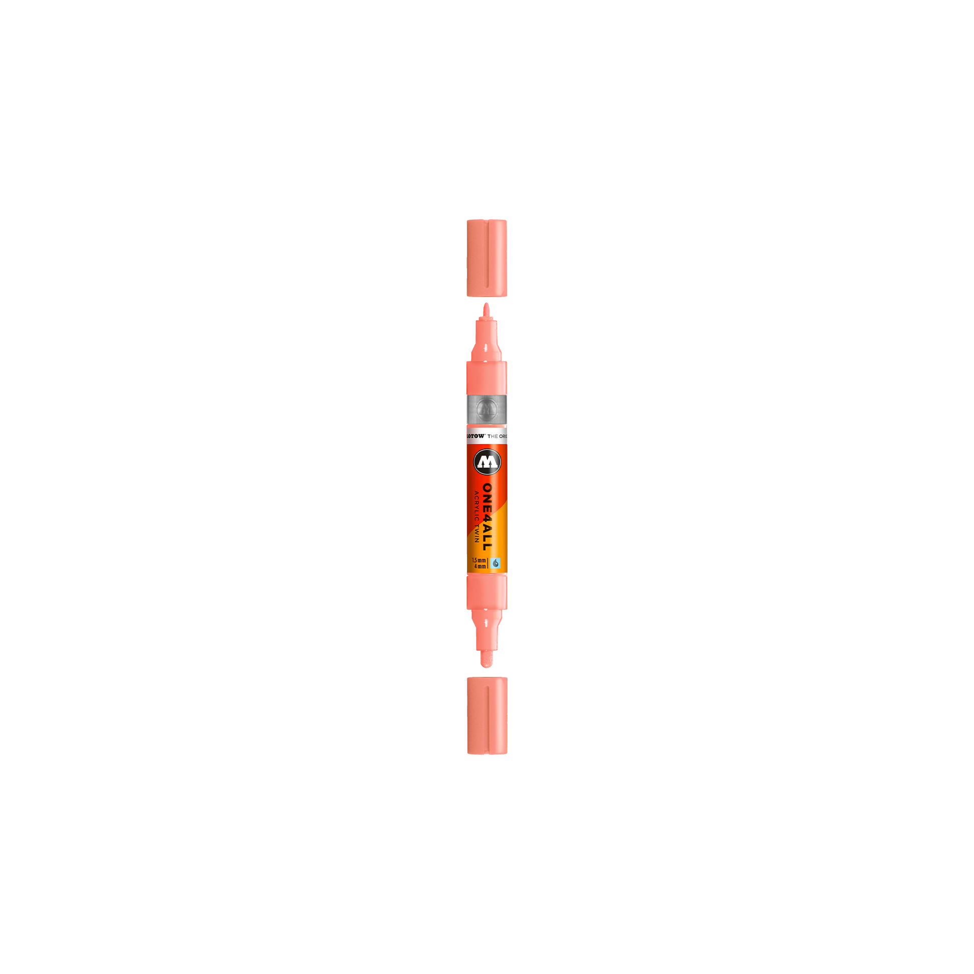 Acrylic marker One4All Twin 1,5/4mm #244 coral