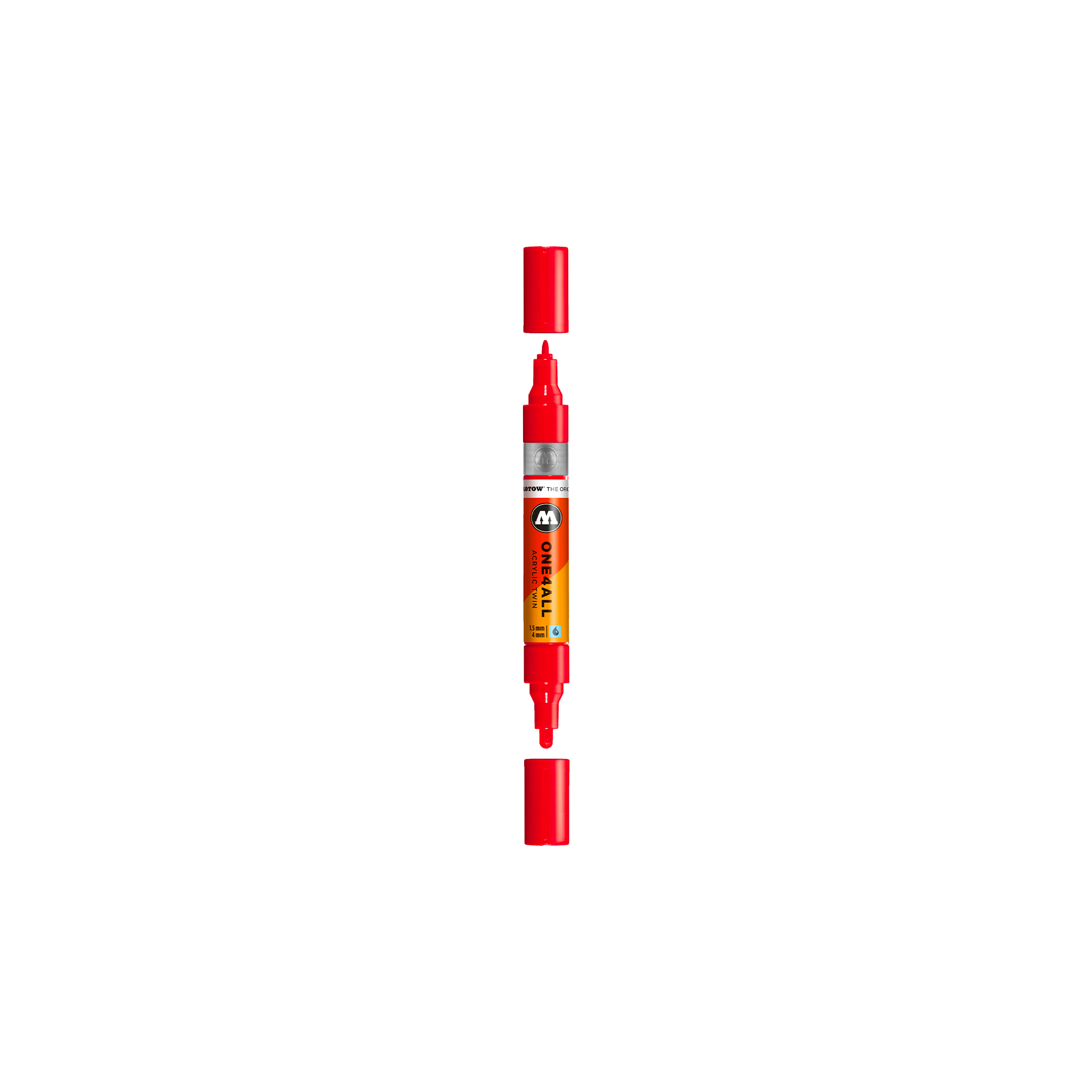 Acrylic marker One4All Twin 1,5/4mm #243 cherry red