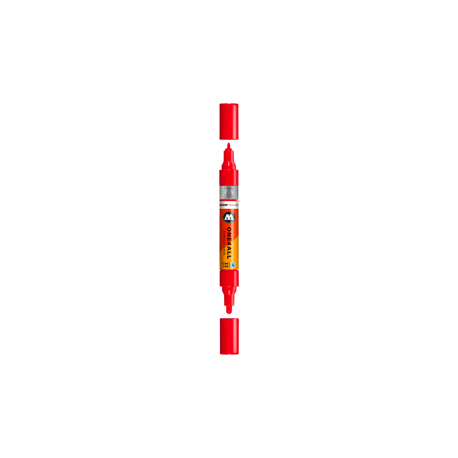 Acrylic marker One4All Twin 1,5/4mm #243 cherry red