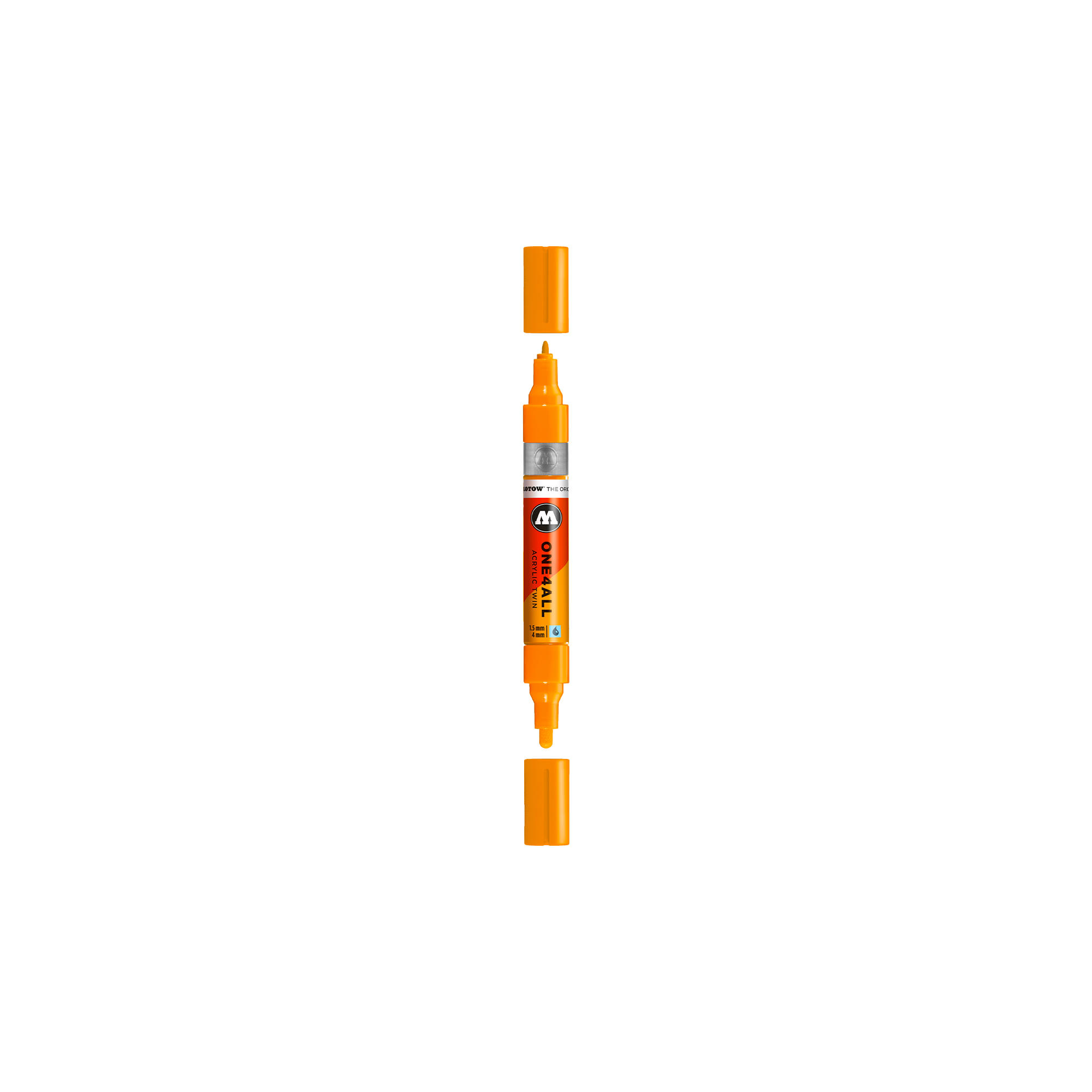 Acrylic marker One4All Twin 1,5/4mm #240 light orange