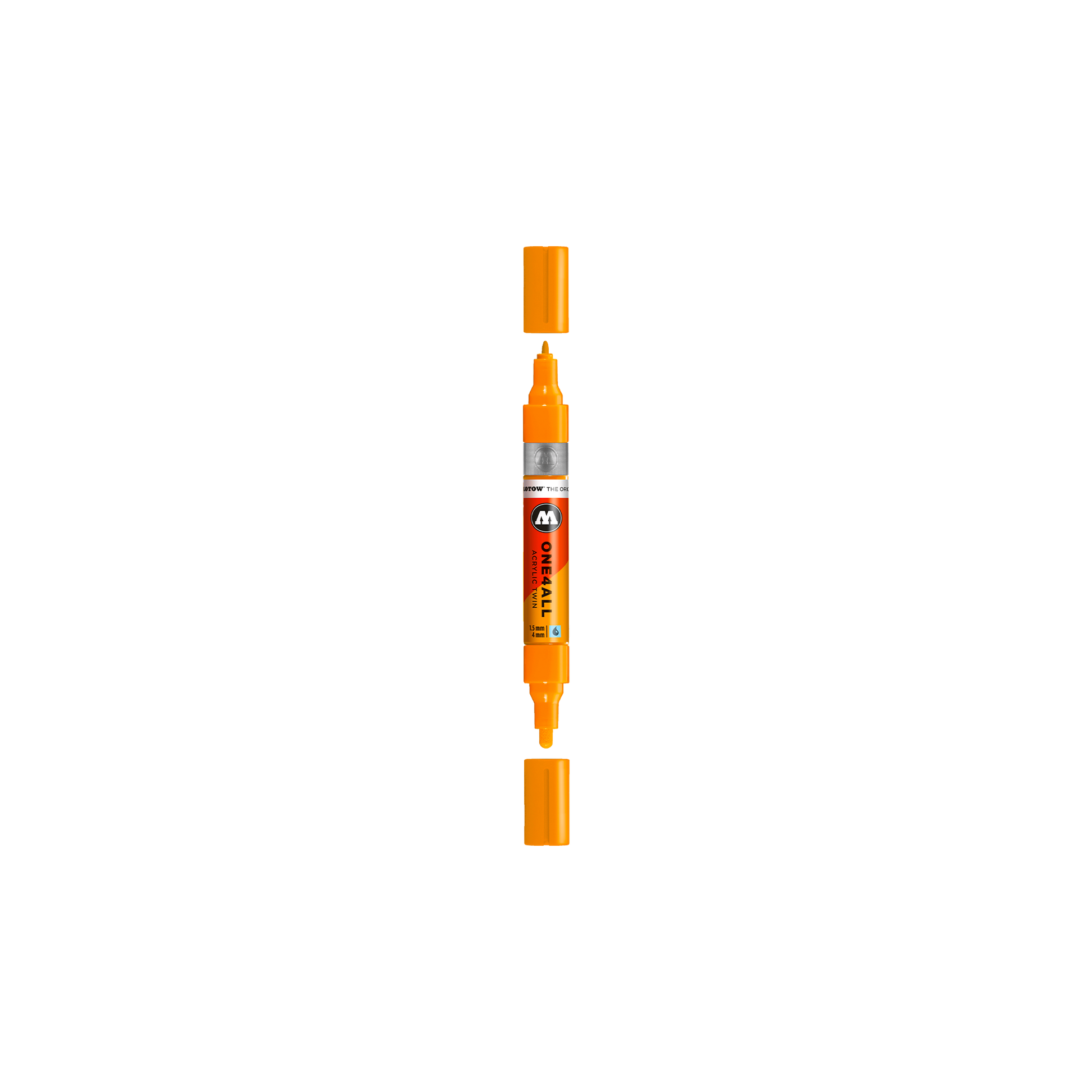 Acrylic marker One4All Twin 1,5/4mm #240 light orange
