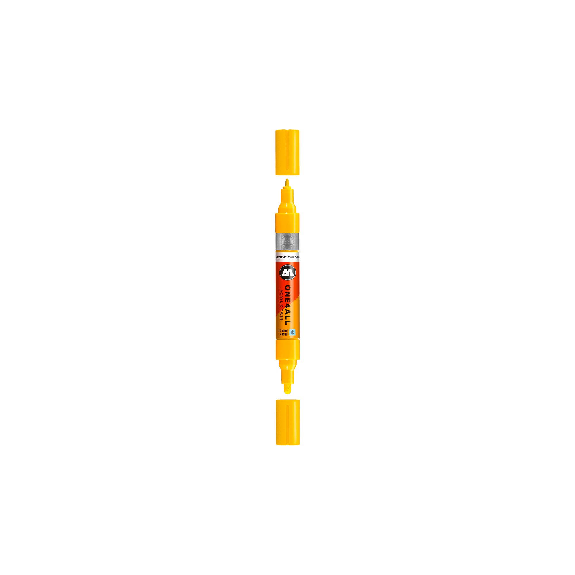 Acrylic marker One4All Twin 1,5/4mm #239 signal yellow