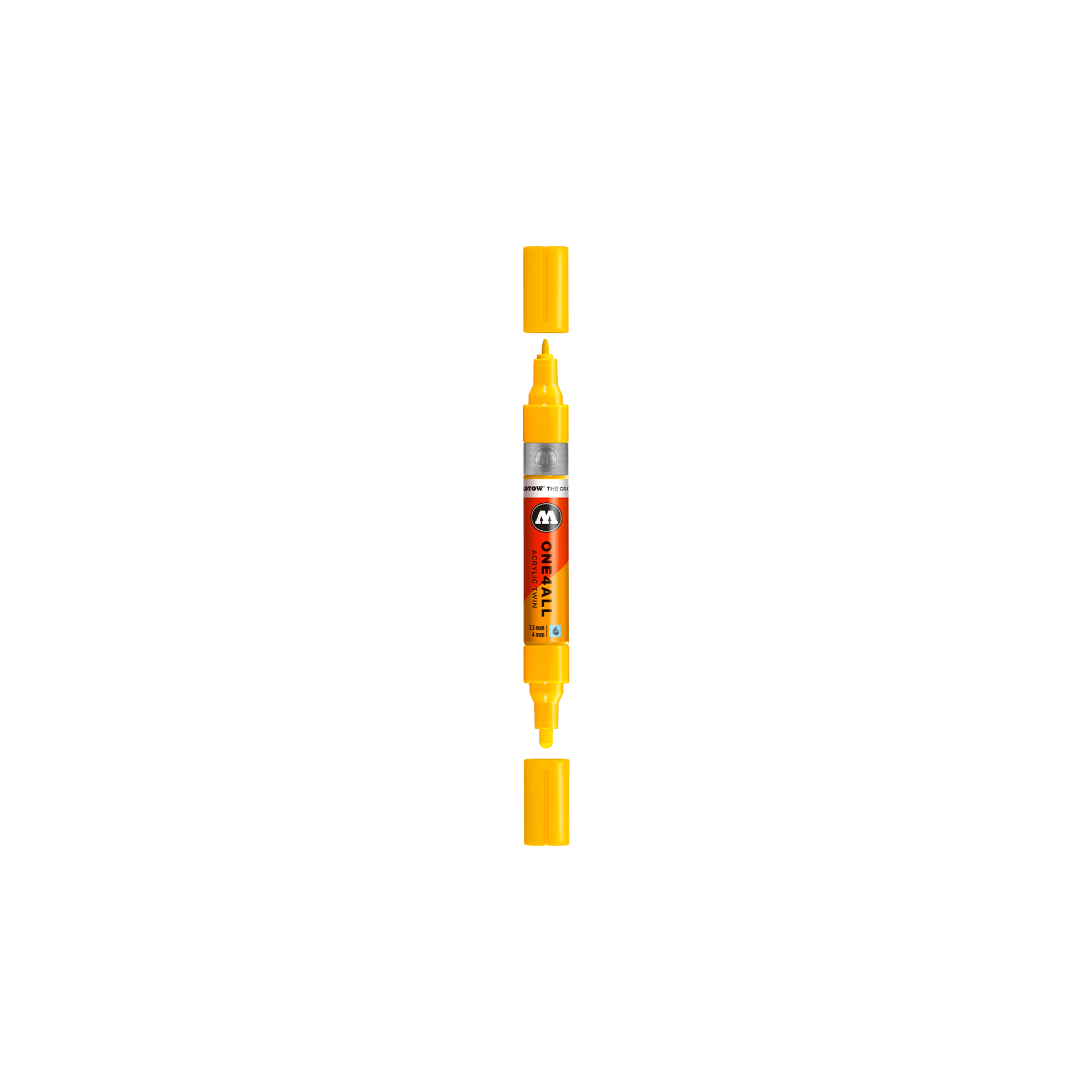 Acrylic marker One4All Twin 1,5/4mm #239 signal yellow
