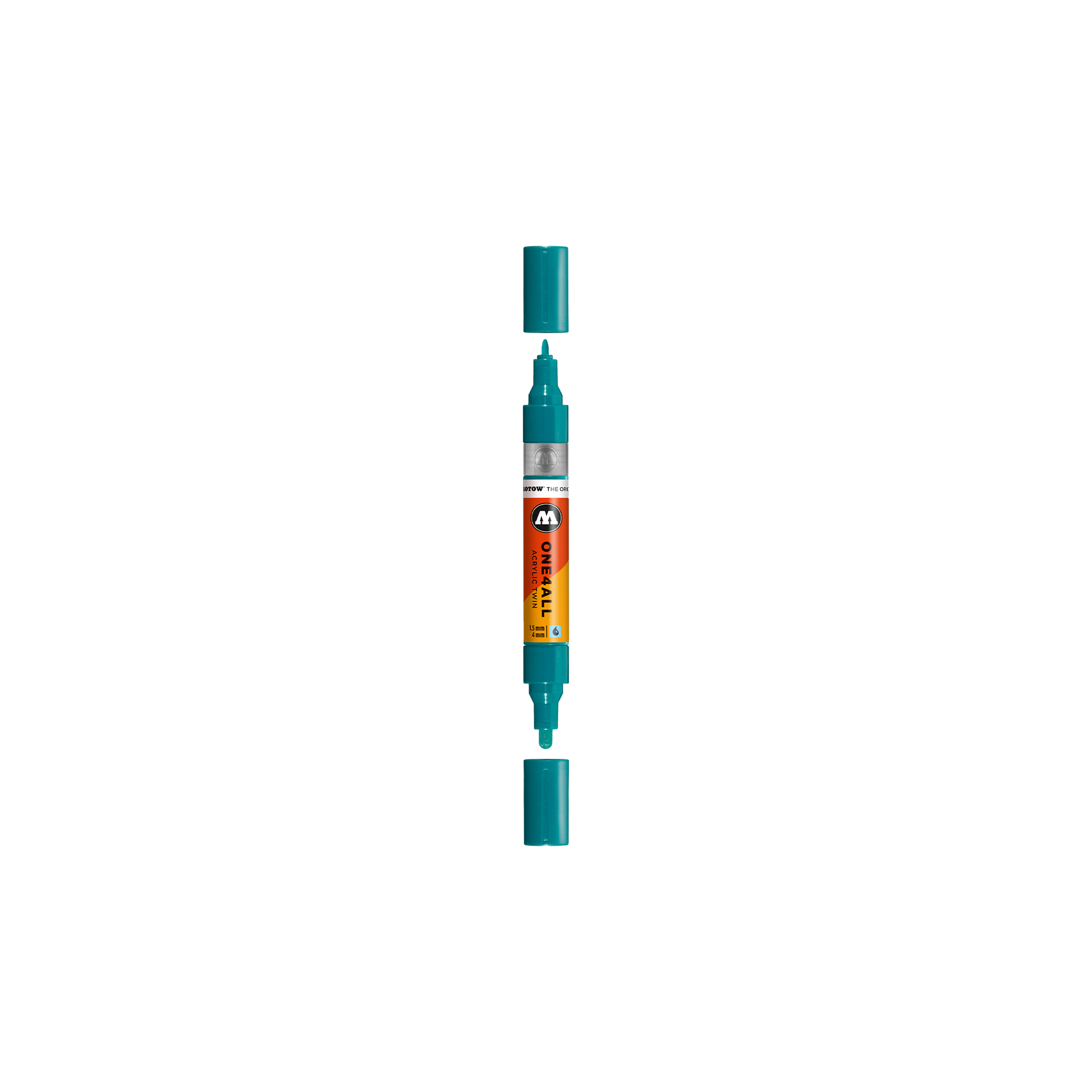 Acrylic marker One4All Twin 1,5/4mm #235 turquoise