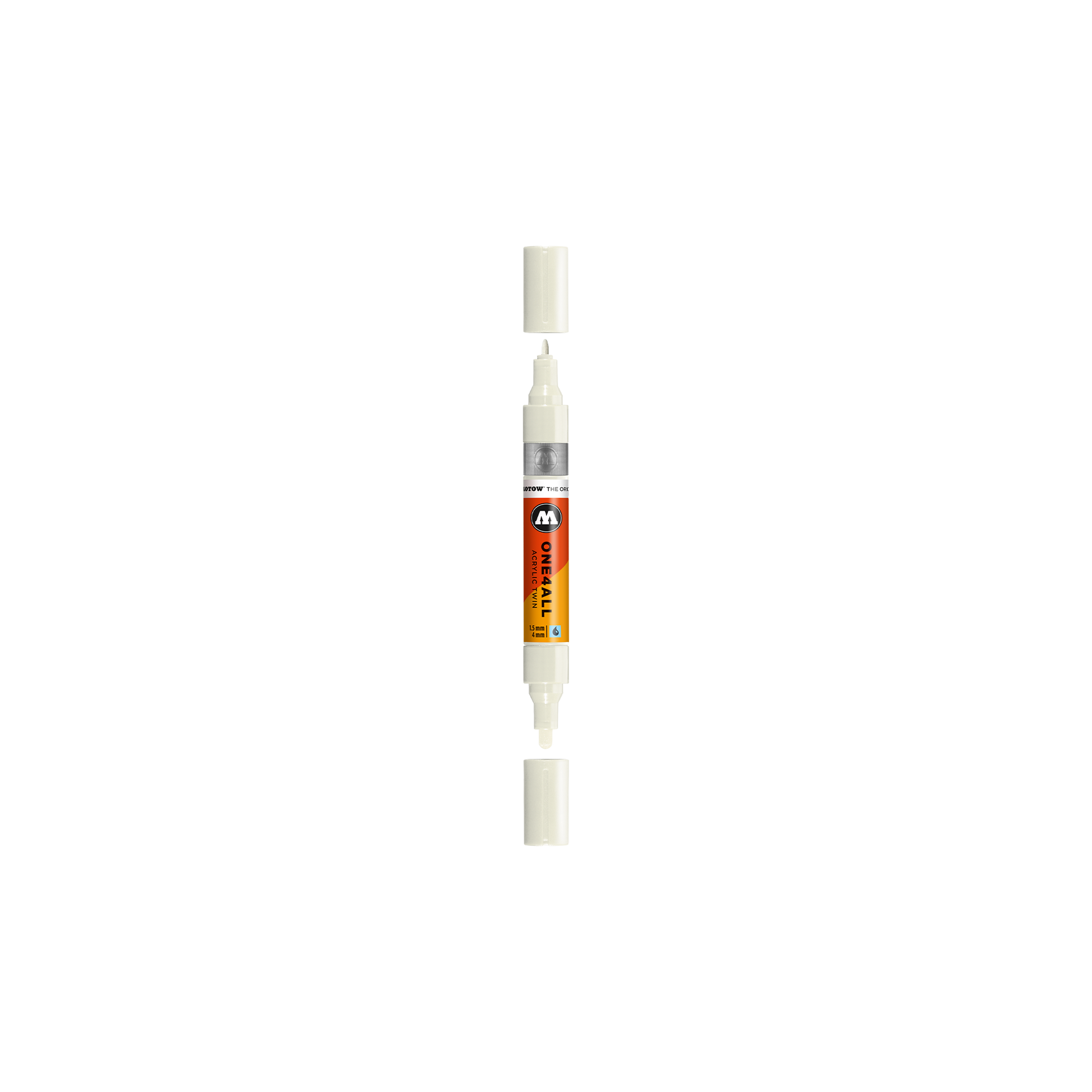 Acrylic marker One4All Twin 1,5/4mm #229 nature white