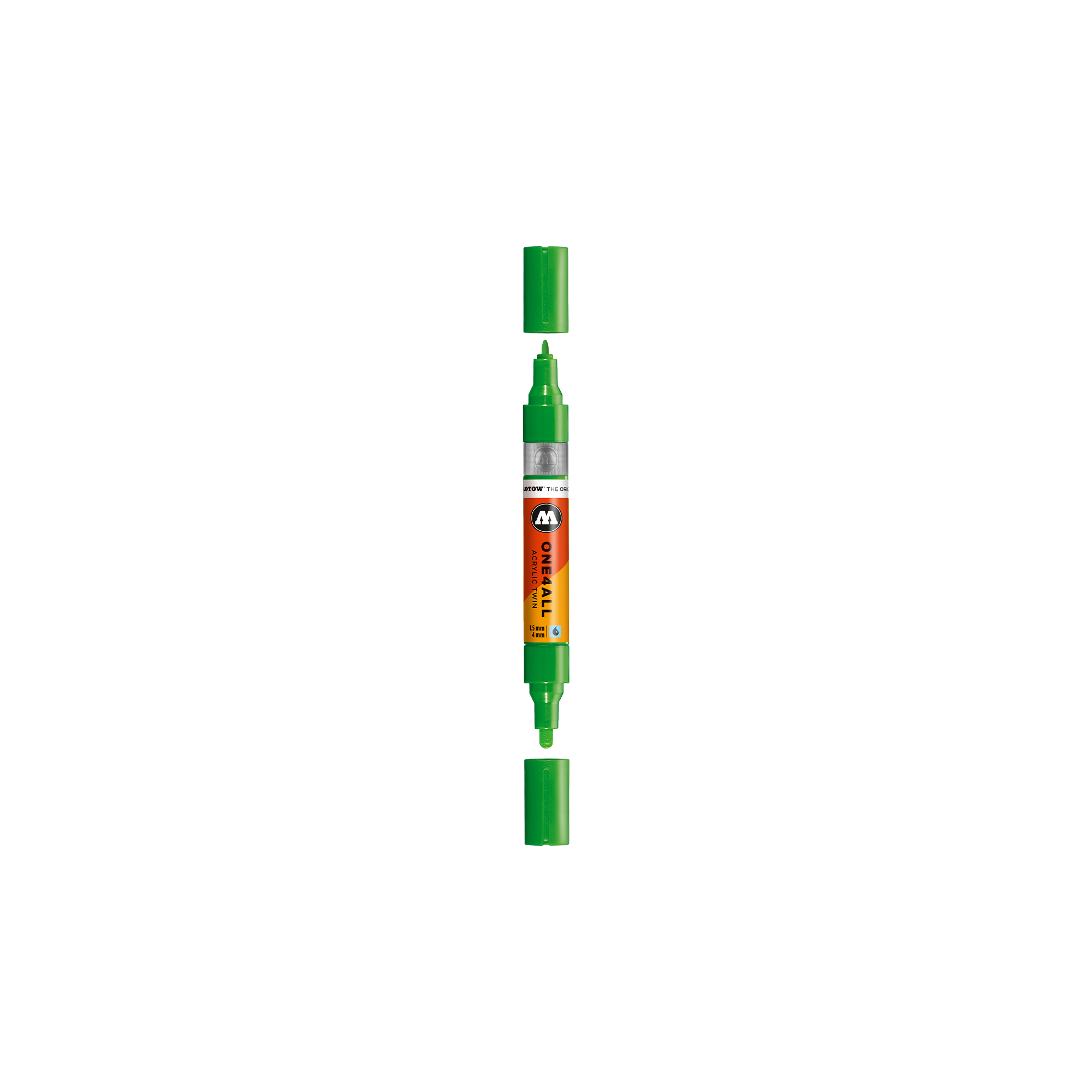Acrylic marker One4All Twin 1,5/4mm #222 KACAO77 UNIVERSES green