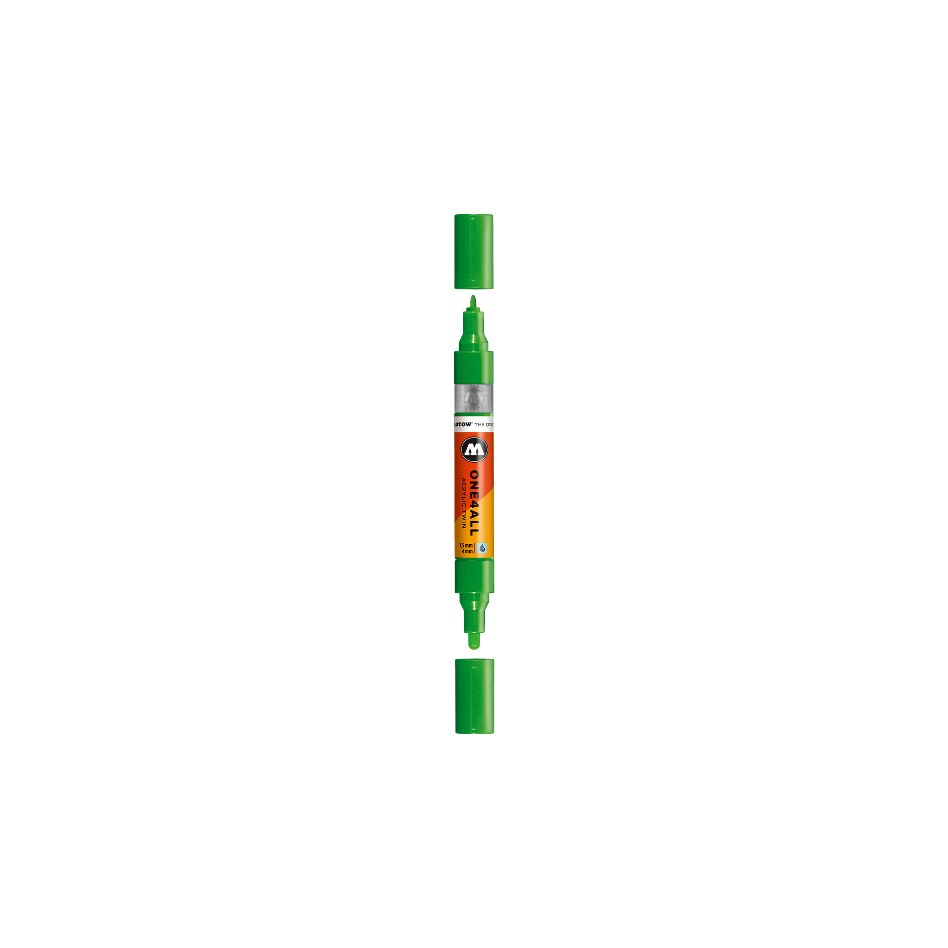 Acrylic marker One4All Twin 1,5/4mm #222 KACAO77 UNIVERSES green