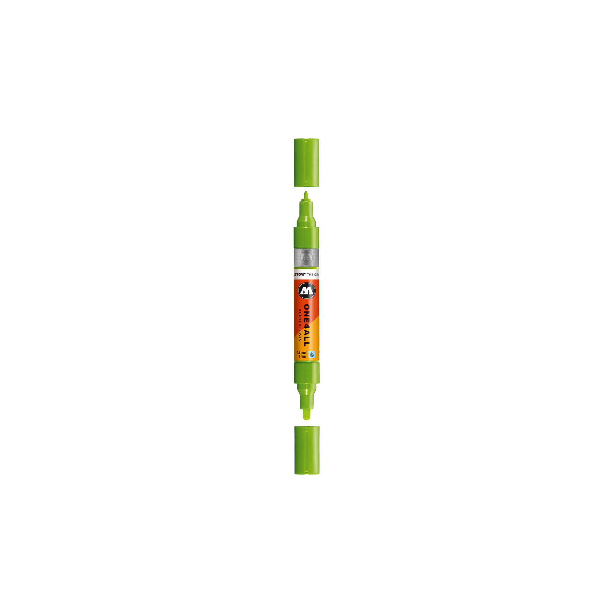 Acrylic marker One4All Twin 1,5/4mm #221 grasshopper