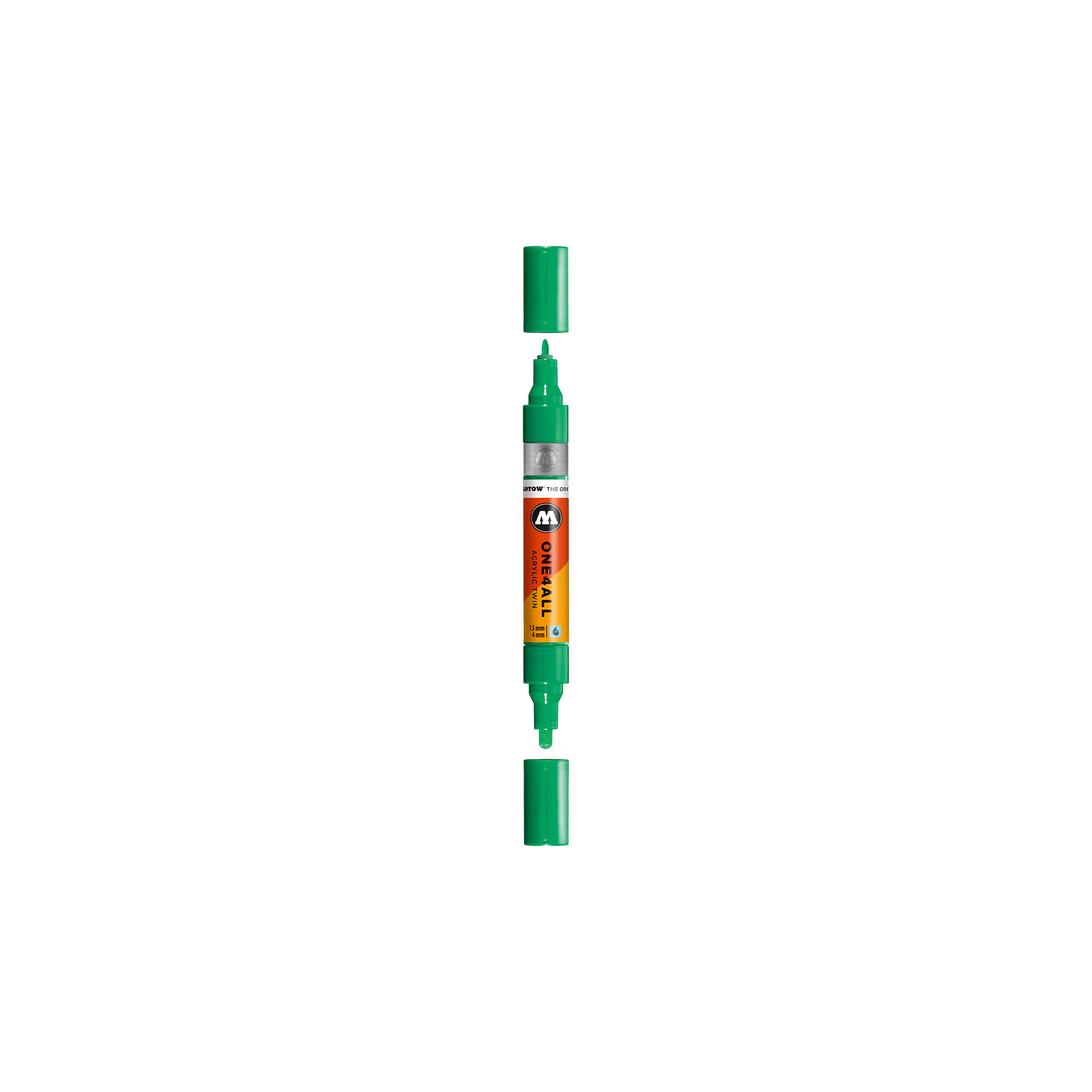 Acrylic marker One4All Twin 1,5/4mm #206 lagoon blue