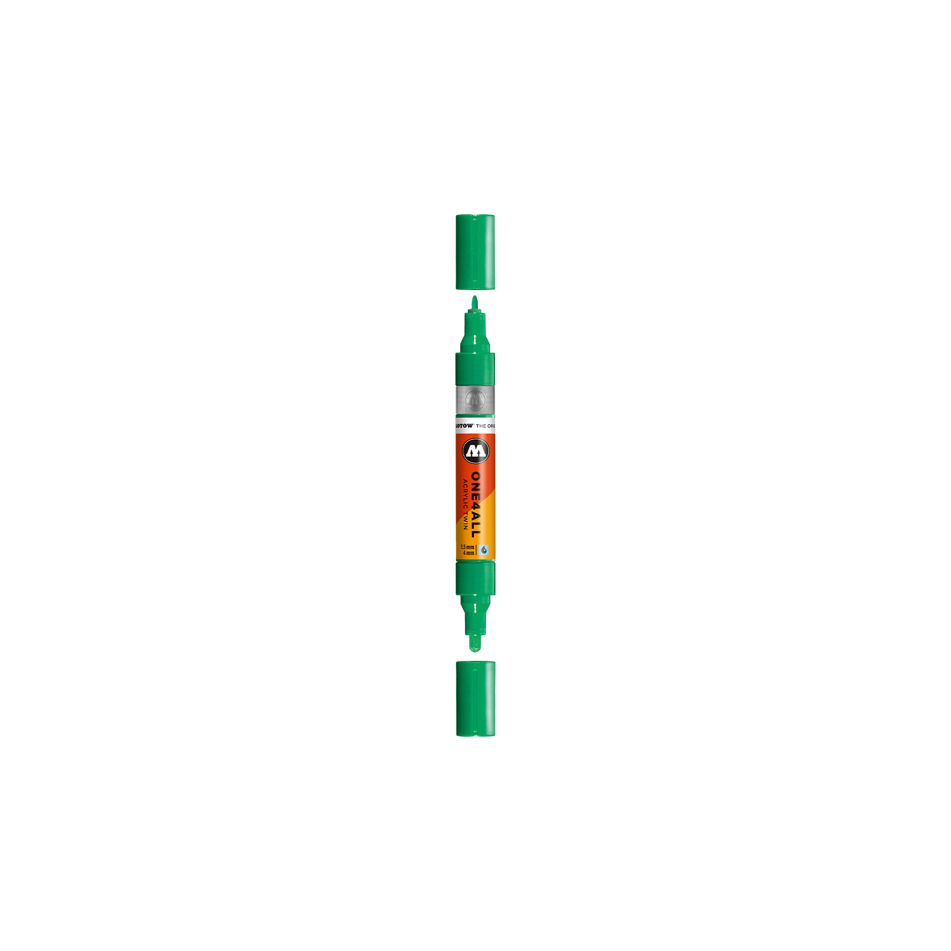 Acrylic marker One4All Twin 1,5/4mm #206 lagoon blue