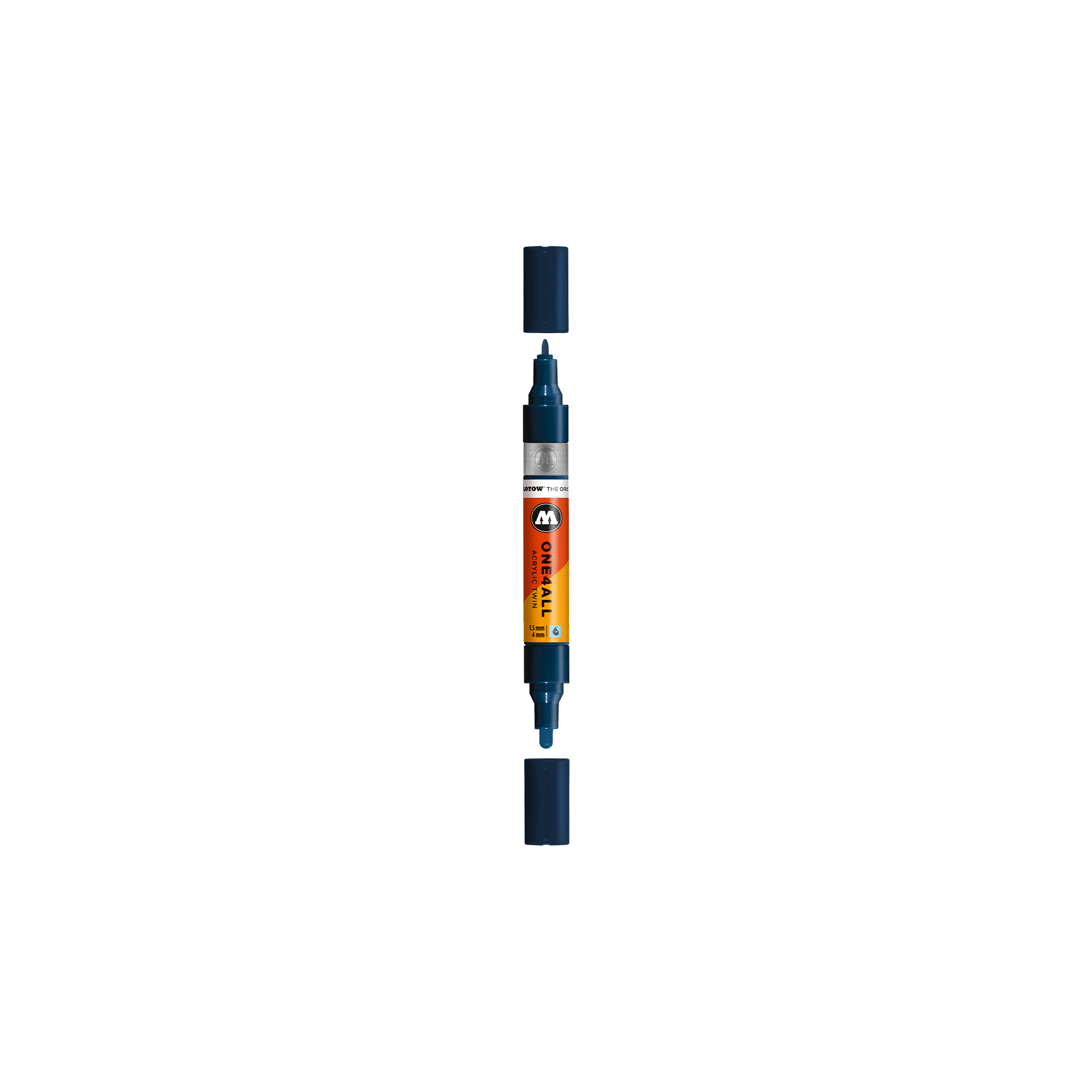 Acrylic marker One4All Twin 1,5/4mm #027 petrol