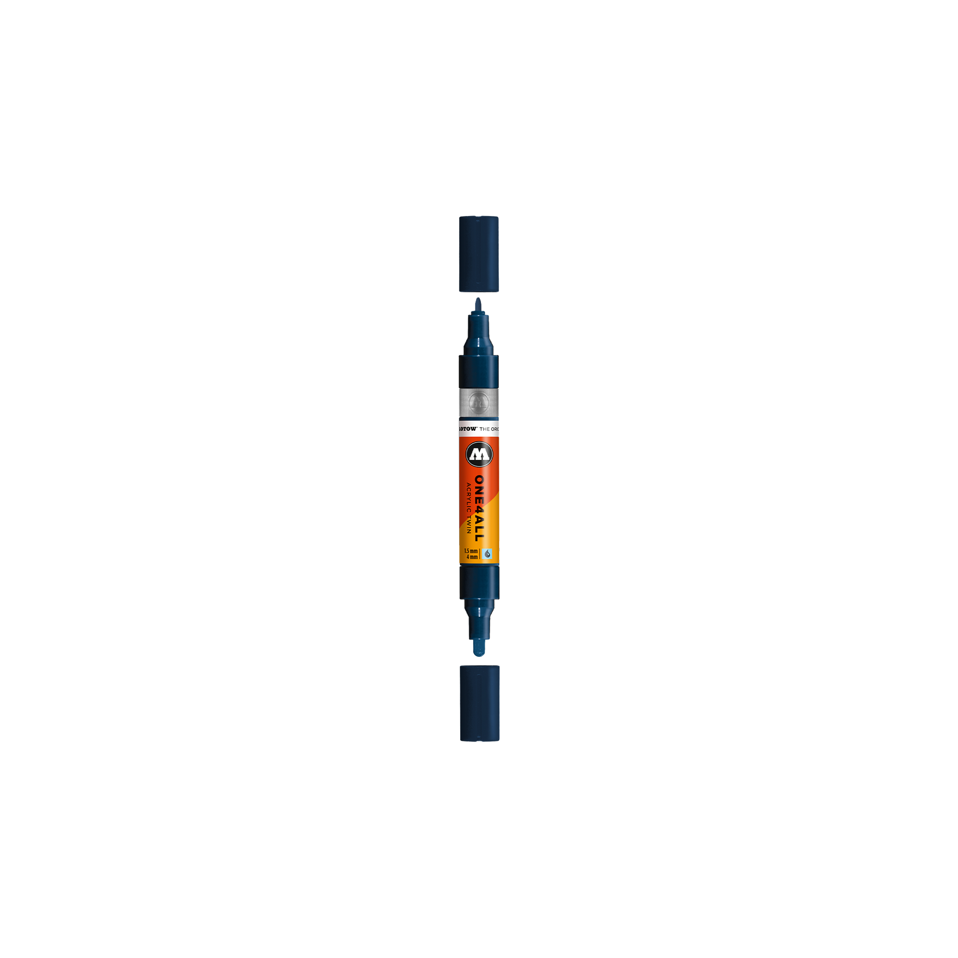 Acrylic marker One4All Twin 1,5/4mm #027 petrol