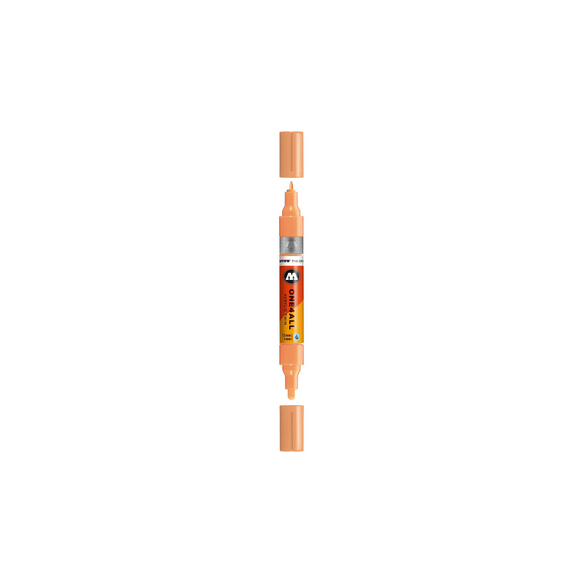 Acrylic marker One4All Twin 1,5/4mm #117 peach pastel