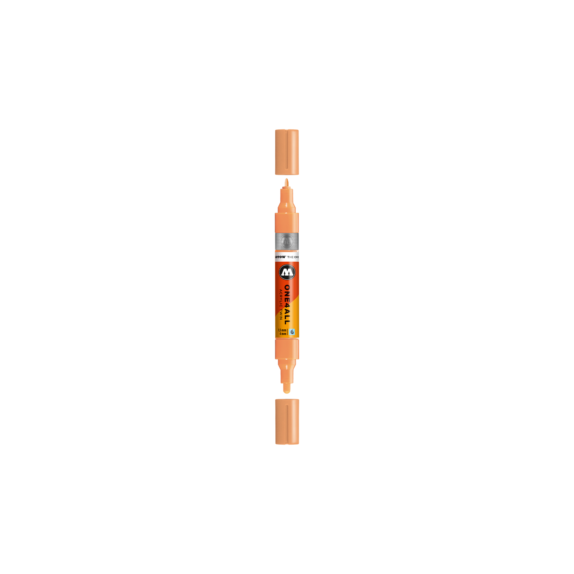 Acrylic marker One4All Twin 1,5/4mm #117 peach pastel