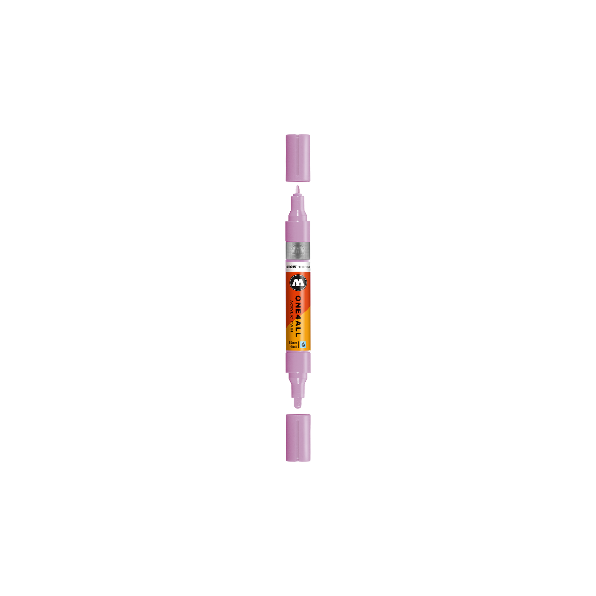 Acrylic marker One4All Twin 1,5/4mm #201 lilac pastel