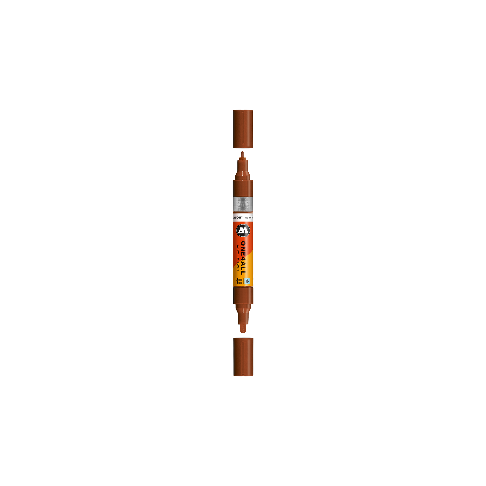 Acrylic marker One4All Twin 1,5/4mm #092 hazelnut brown
