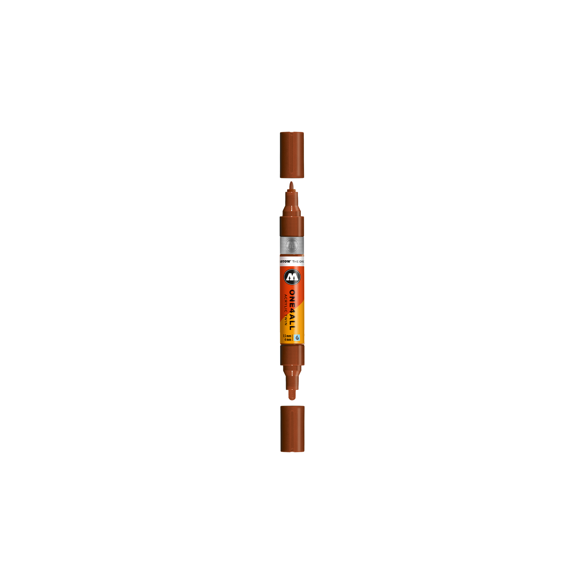 Acrylic marker One4All Twin 1,5/4mm #092 hazelnut brown