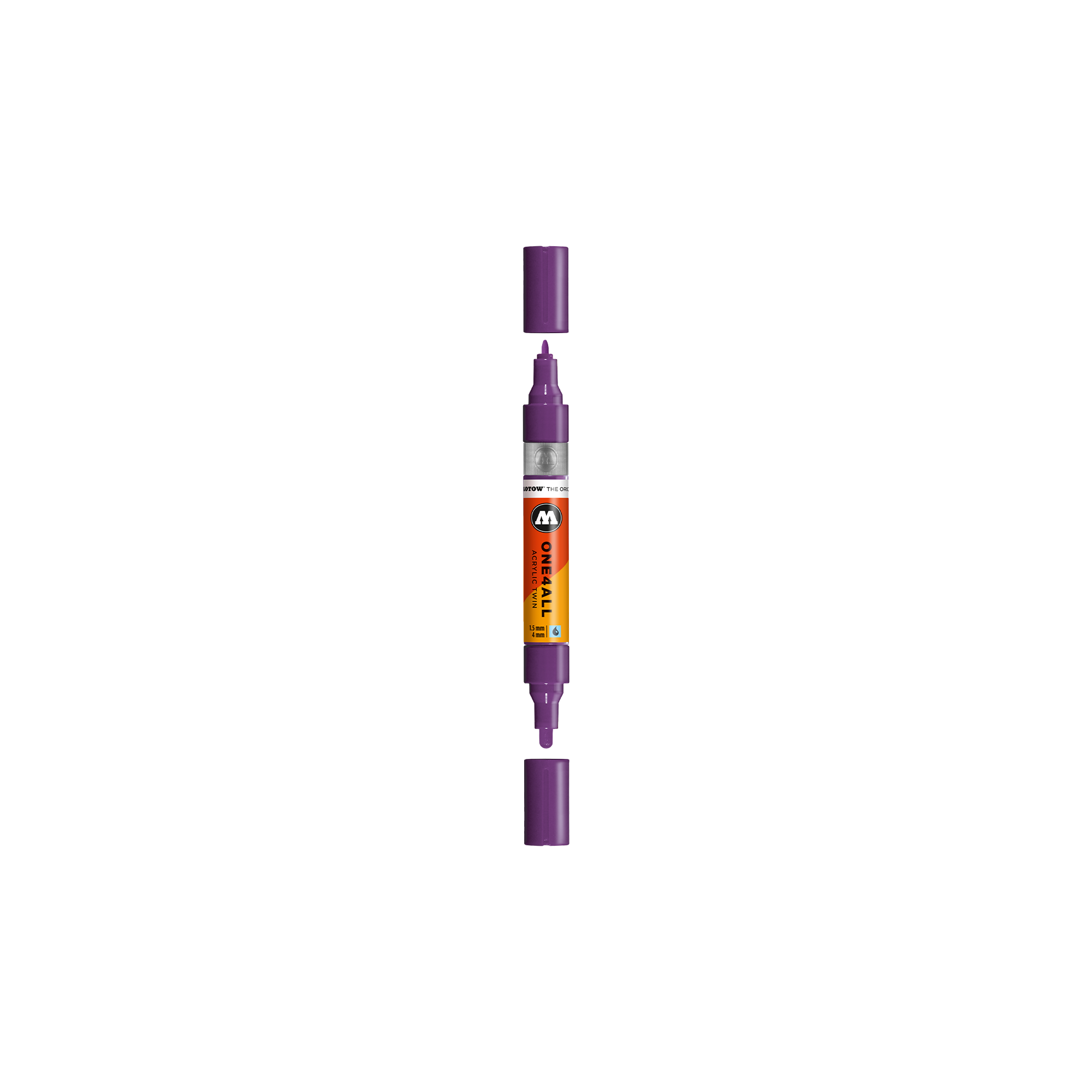 Acrylic marker One4All Twin 1,5/4mm #042 currant