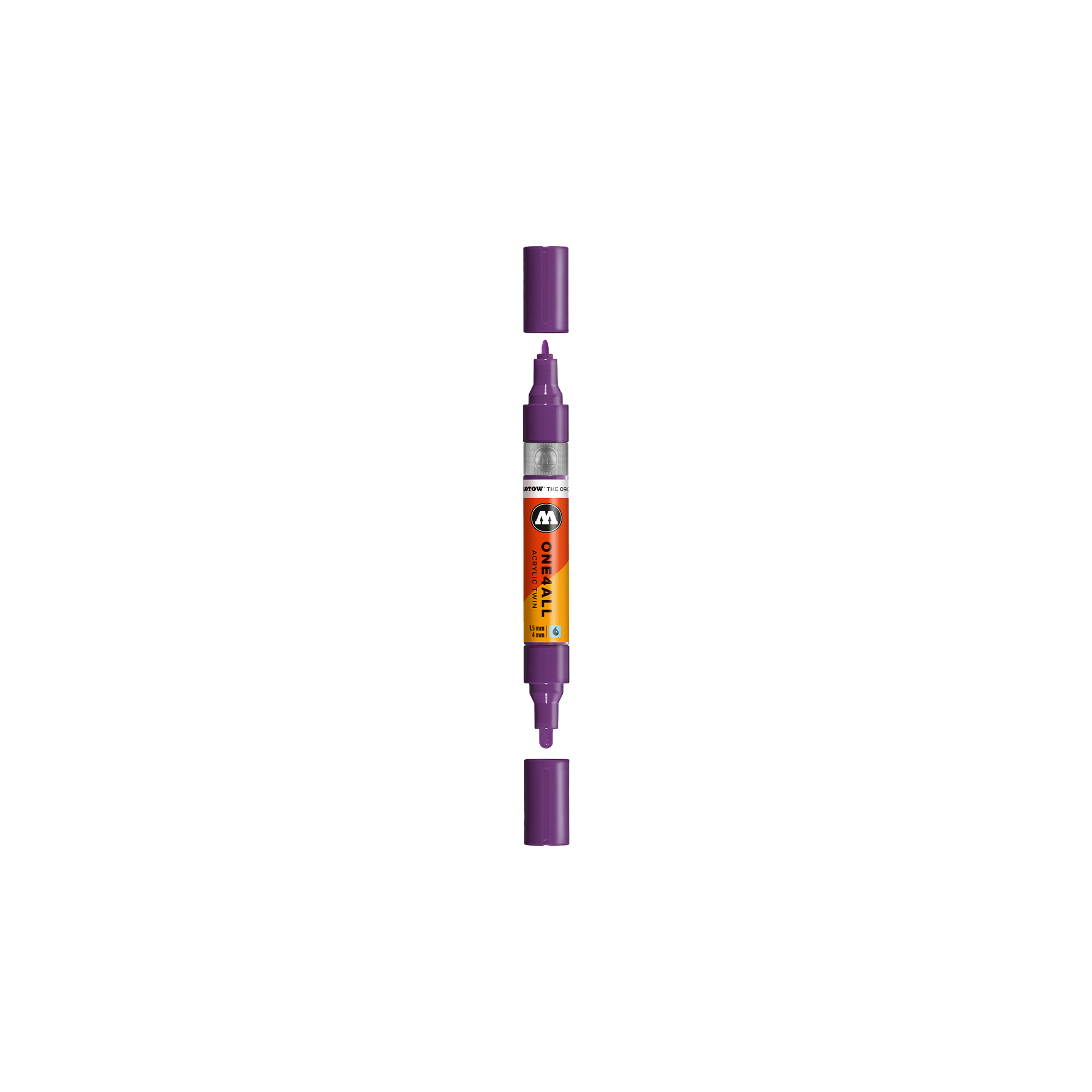 Acrylic marker One4All Twin 1,5/4mm #042 currant