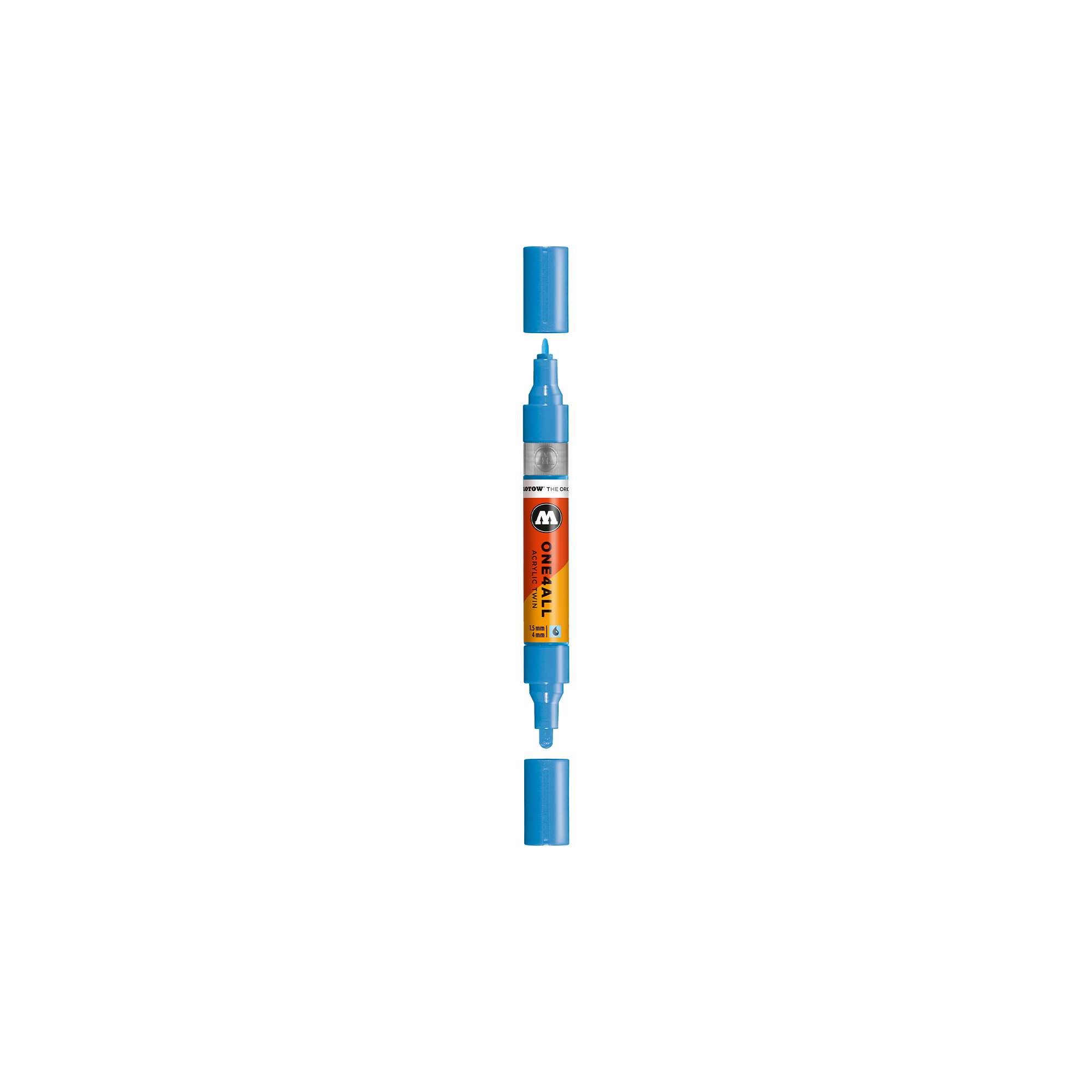 Acrylic marker One4All Twin 1,5/4mm #161 shock blue middle