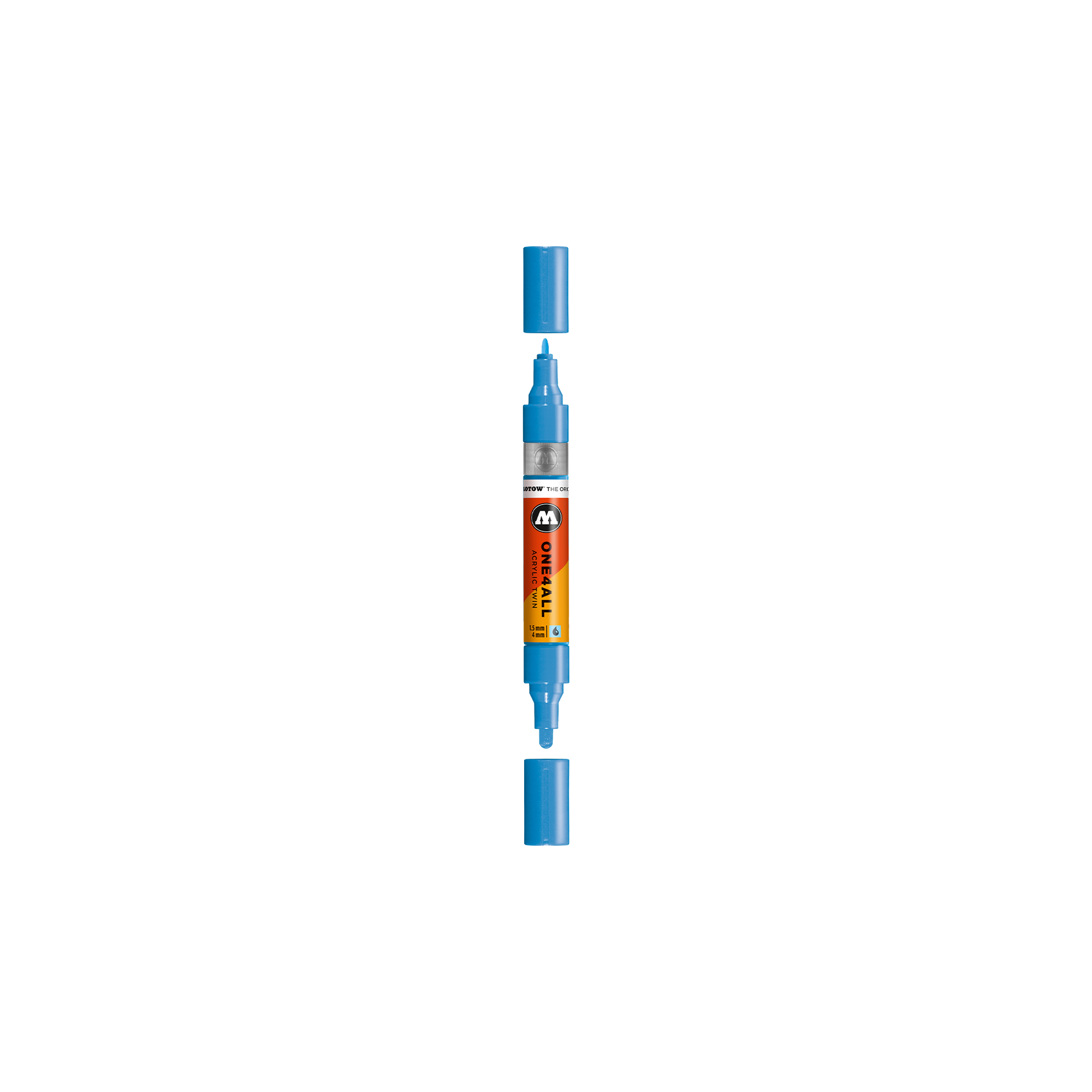 Acrylic marker One4All Twin 1,5/4mm #161 shock blue middle