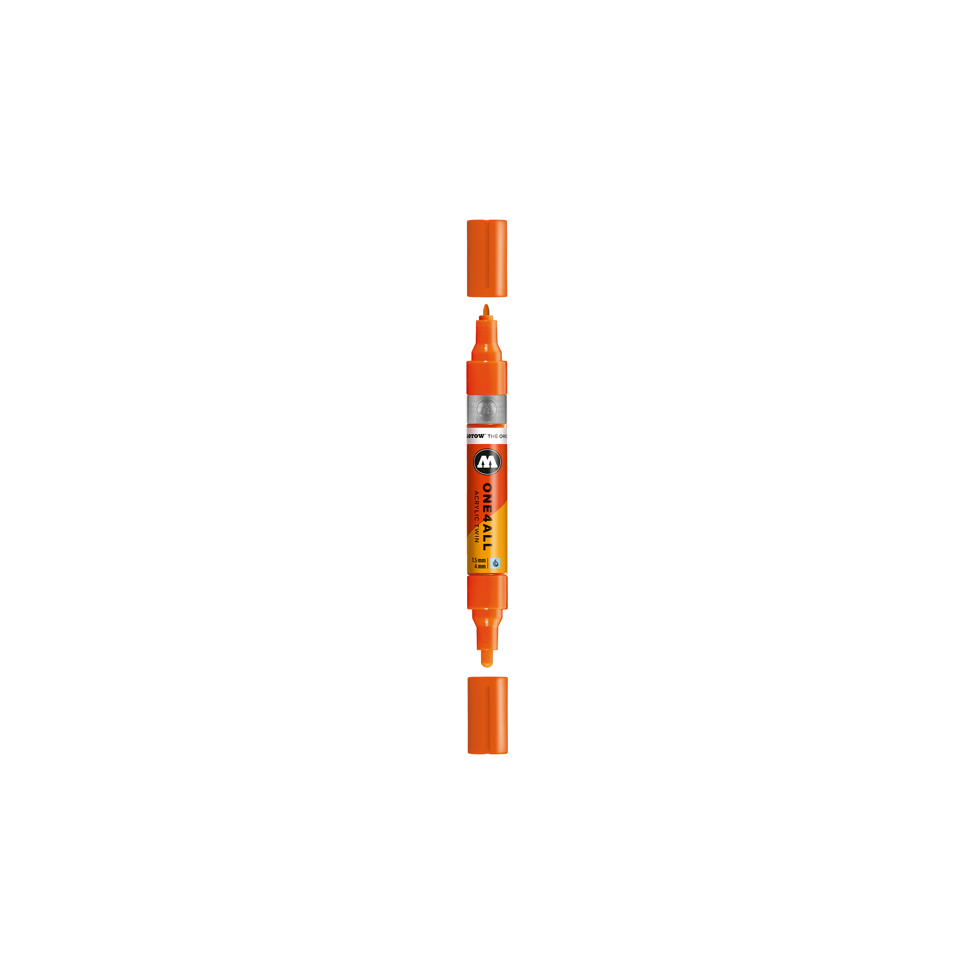 Acrylic marker One4All Twin 1,5/4mm #085 DARE orange