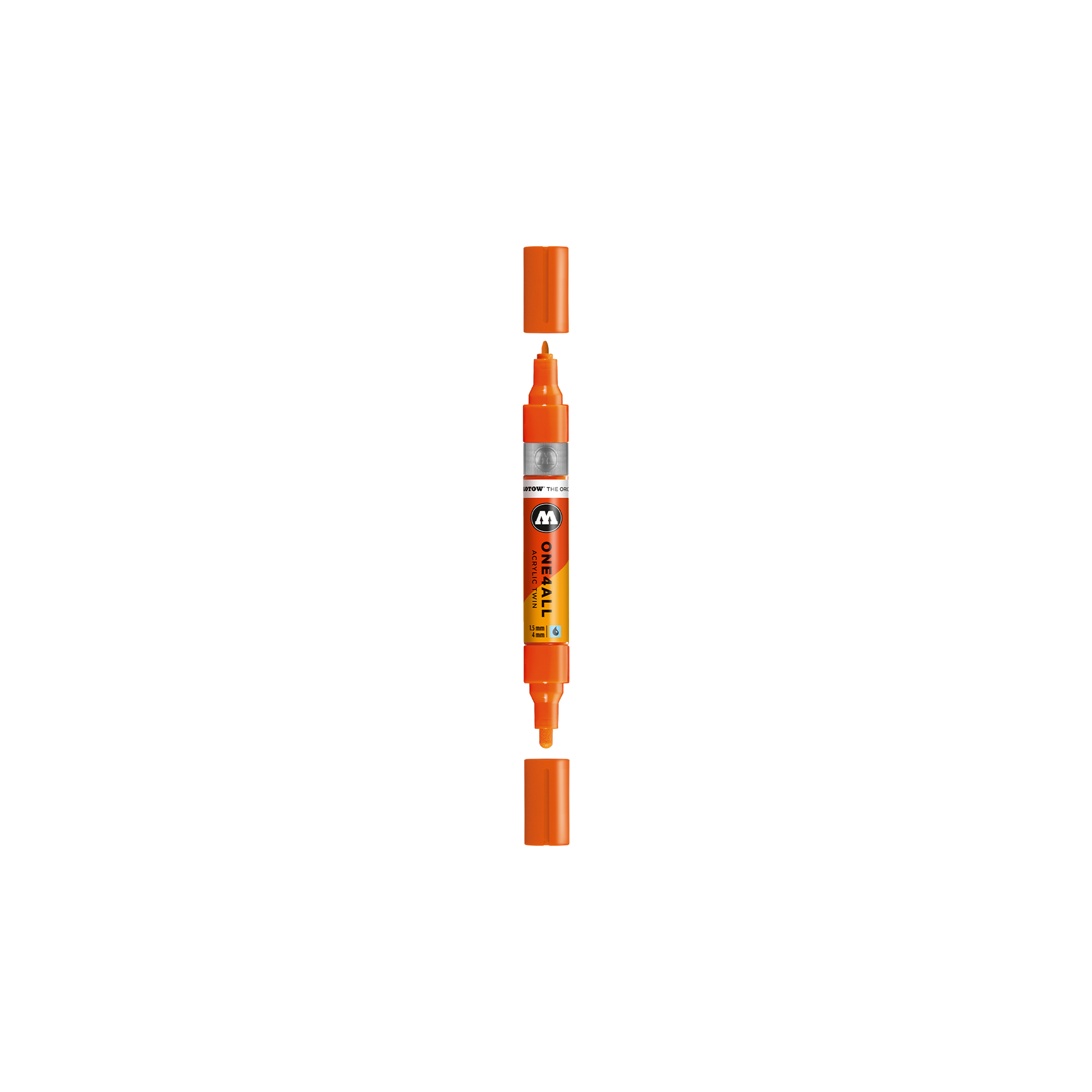Acrylic marker One4All Twin 1,5/4mm #085 DARE orange
