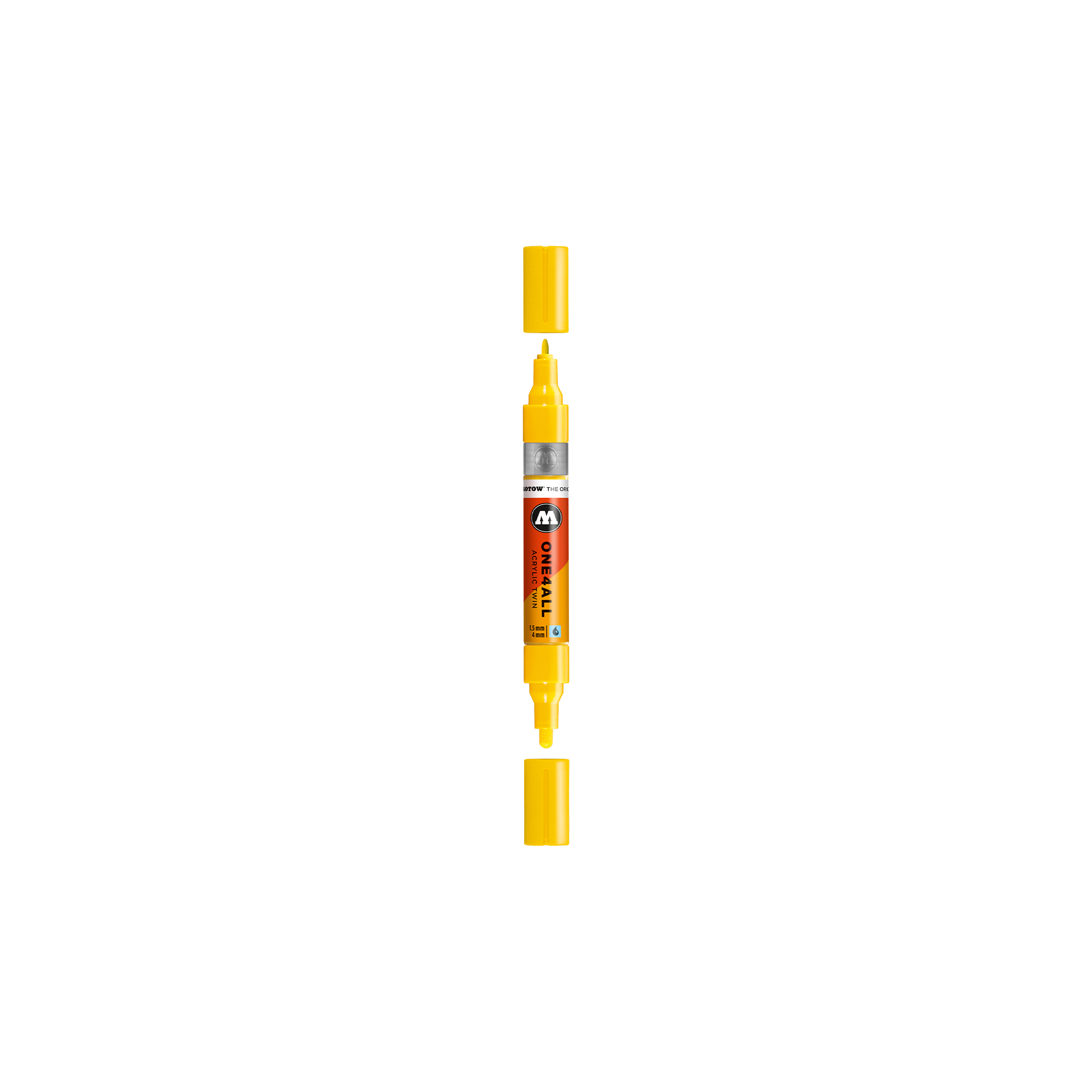 Acrylic marker One4All Twin 1,5/4mm #006 zinc yellow