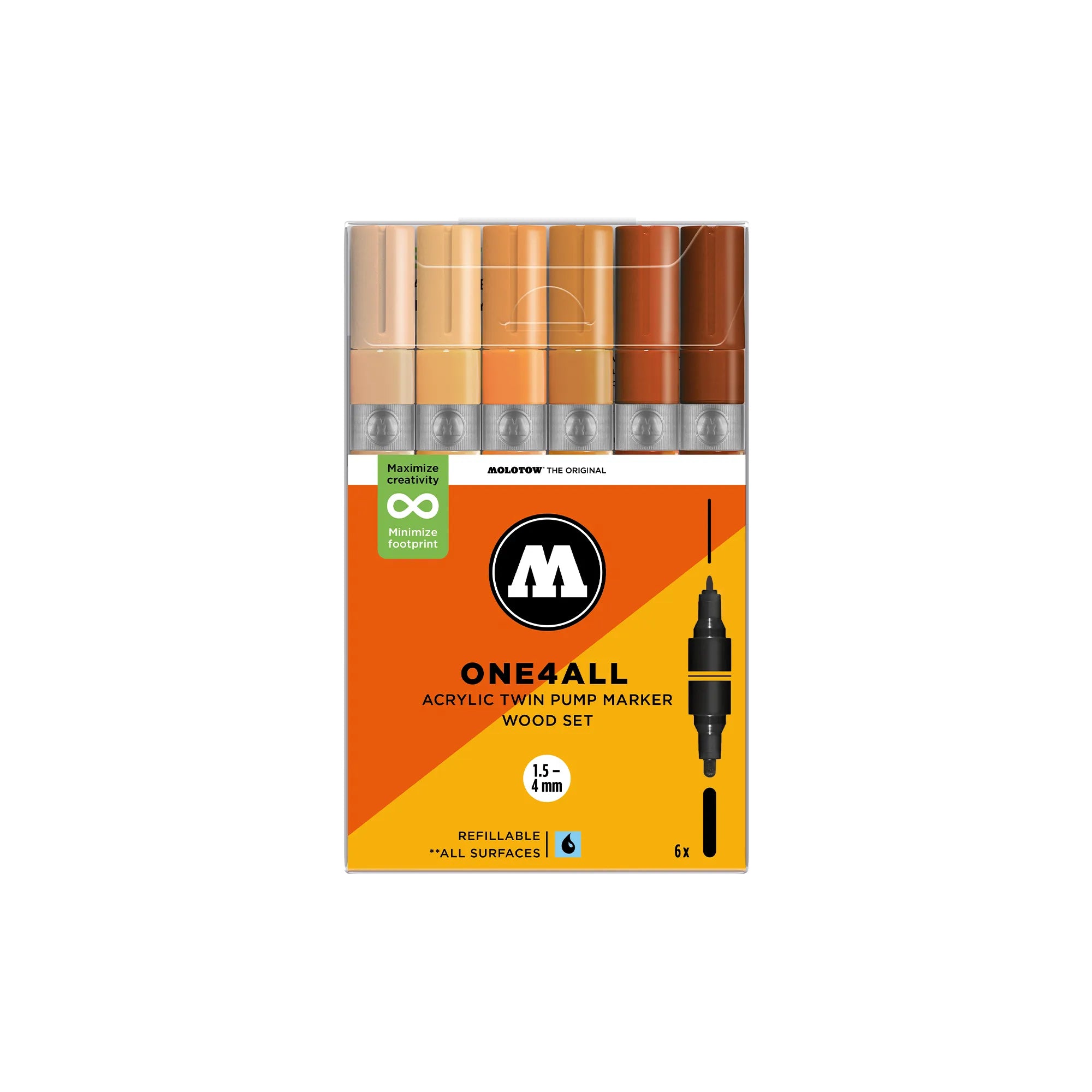 ONE4ALL™ Acrylic Twin Wood Set